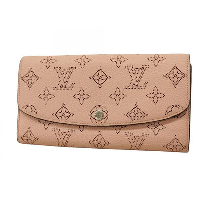 Louis Vuitton Long Wallet Mahina Portefeuille Iris M60145 Magnolia Women's