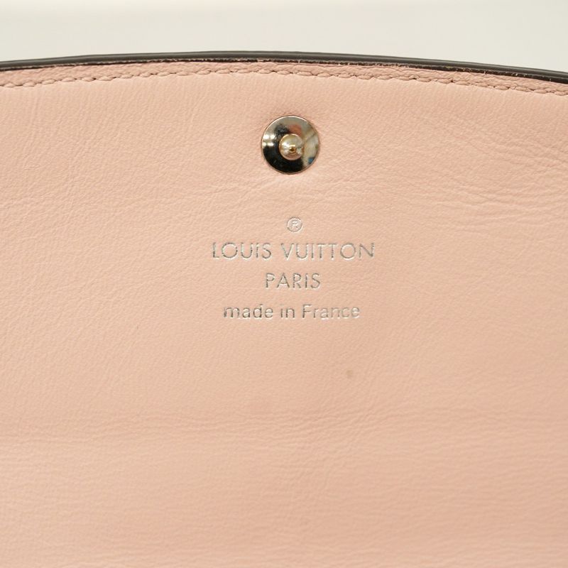 Louis Vuitton Long Wallet Mahina Portefeuille Iris M60145 Magnolia Women's
