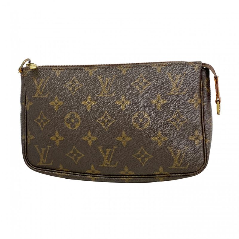 Louis Vuitton Pouch Monogram Pochette Accessoire M51980 Brown Ladies