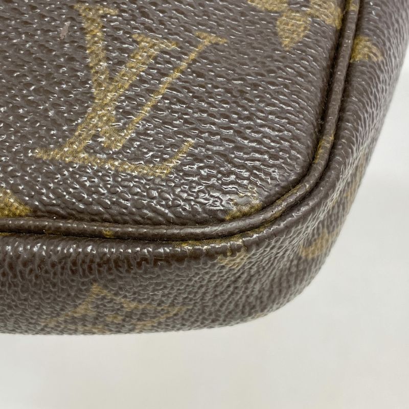 Louis Vuitton Pouch Monogram Pochette Accessoire M51980 Brown Ladies