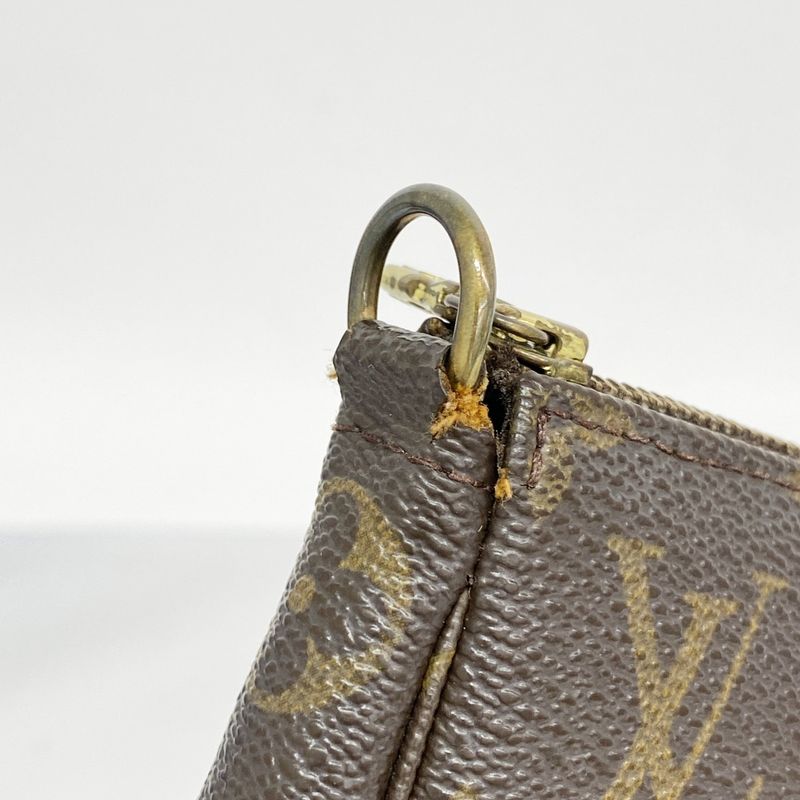Louis Vuitton Pouch Monogram Pochette Accessoire M51980 Brown Ladies