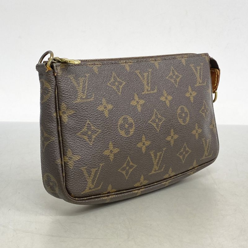 Louis Vuitton Pouch Monogram Pochette Accessoire M51980 Brown Ladies