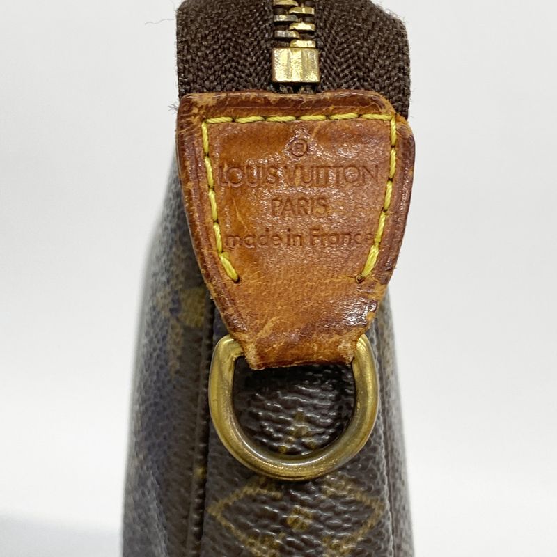 Louis Vuitton Pouch Monogram Pochette Accessoire M51980 Brown Ladies