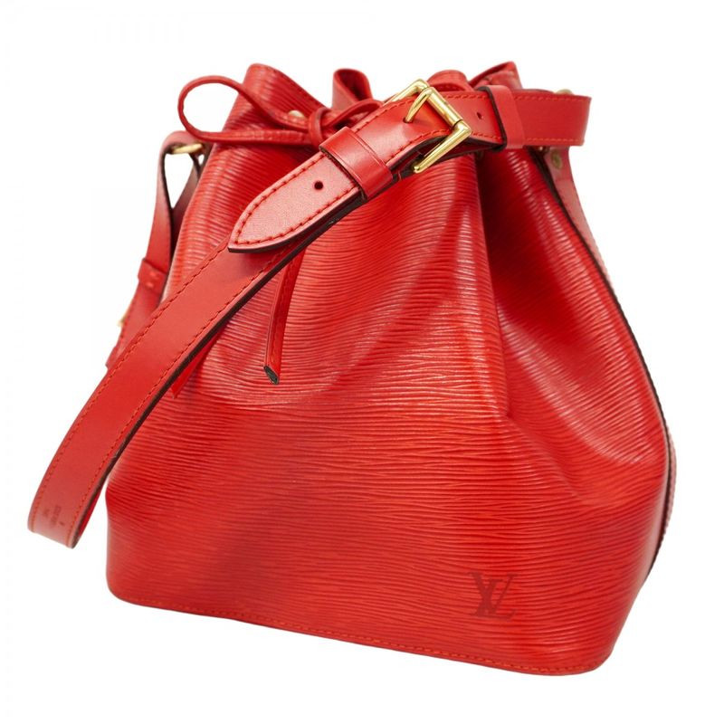 Louis Vuitton Shoulder Bag Epi Petit Noe M44107 Castilian Red Ladies