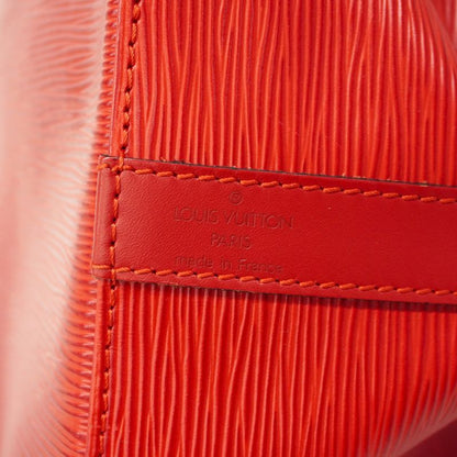 Louis Vuitton Shoulder Bag Epi Petit Noe M44107 Castilian Red Ladies