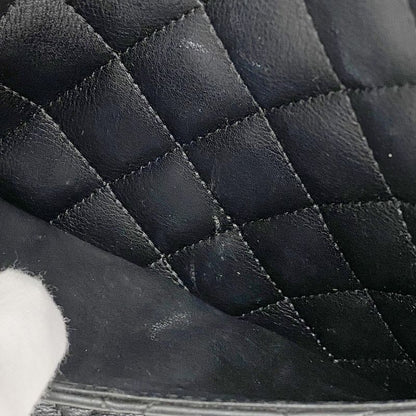 Chanel Tote Bag Cambon Lambskin Black Silver Hardware Women