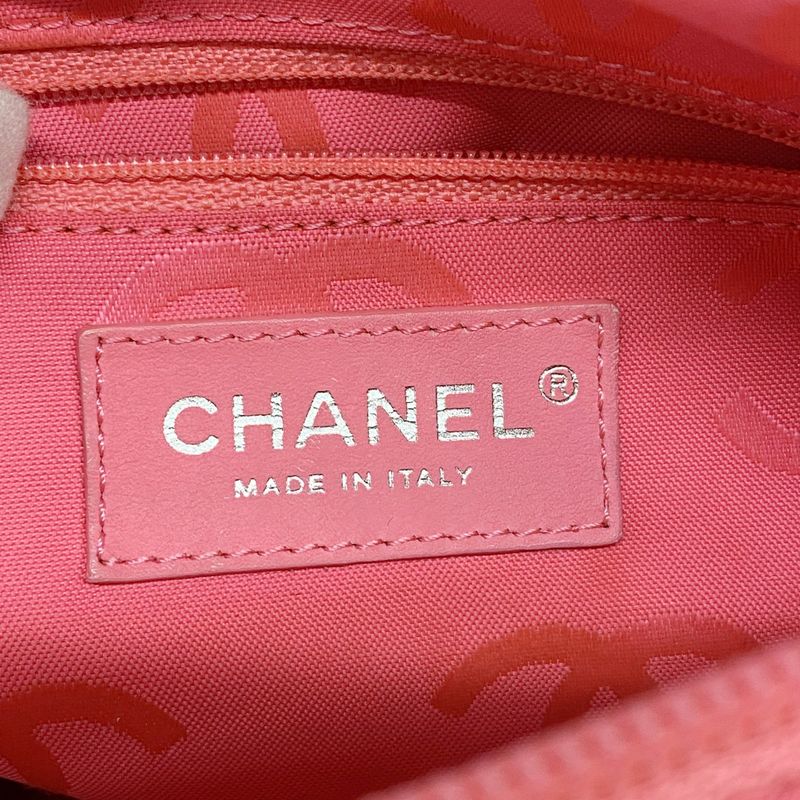 Chanel Tote Bag Cambon Lambskin Black Silver Hardware Women