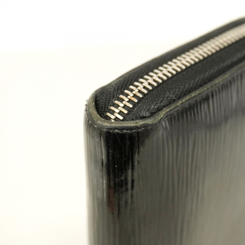 Louis Vuitton Long Wallet Epi Electric Zippy Wallet M6007n Noir Black Men Women
