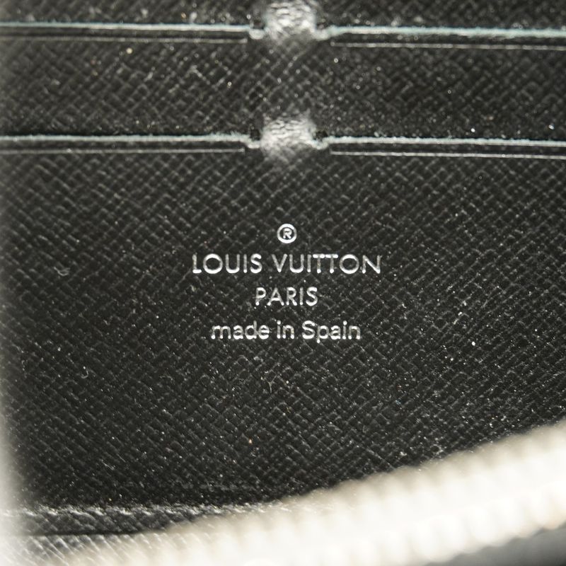 Louis Vuitton Long Wallet Epi Electric Zippy Wallet M6007n Noir Black Men Women