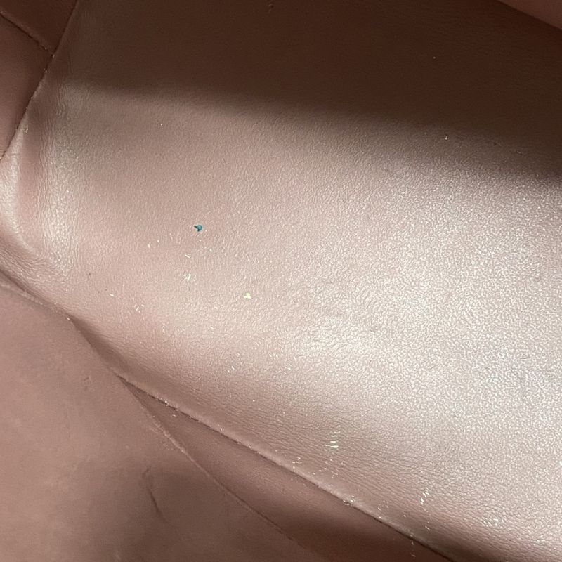 Chanel Tote Bag Reproduction Tote Patent Leather Orange Pink Silver Hardware