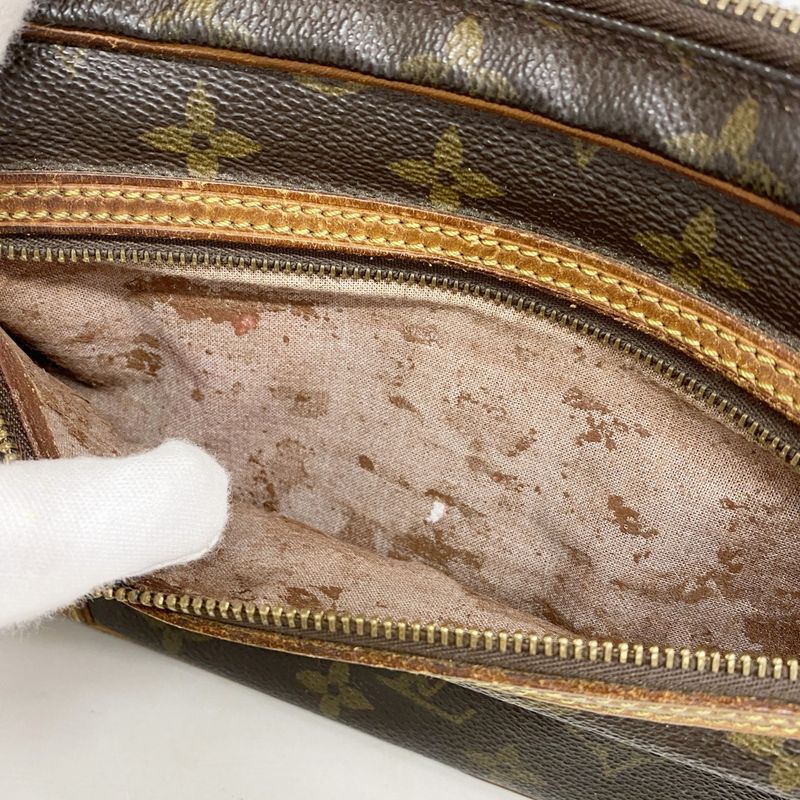 Louis Vuitton Clutch Bag Monogram Marly Dragonne GM M51825 Brown Men's