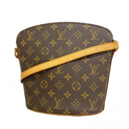 Louis Vuitton Shoulder Bag Monogram Drouot M51290 Brown Ladies