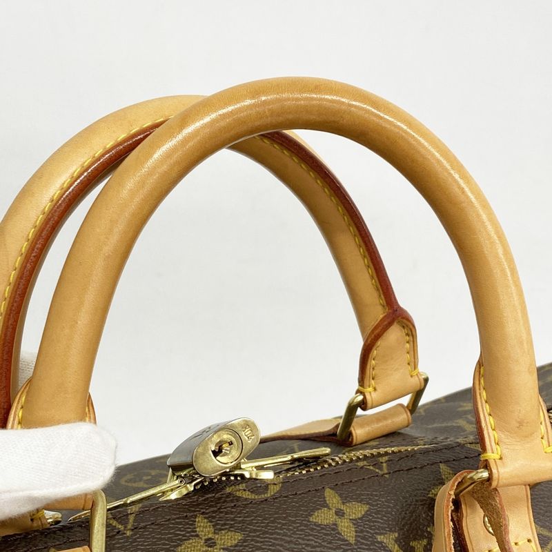 Louis Vuitton Boston Bag Monogram Keepall 50 M41426 Brown Men Women Unisex