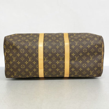Louis Vuitton Boston Bag Monogram Keepall 50 M41426 Brown Men Women Unisex