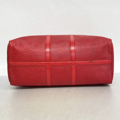 Louis Vuitton Boston Bag Epi Keepall 45 M42977 Castilian Red Men Women Unisex