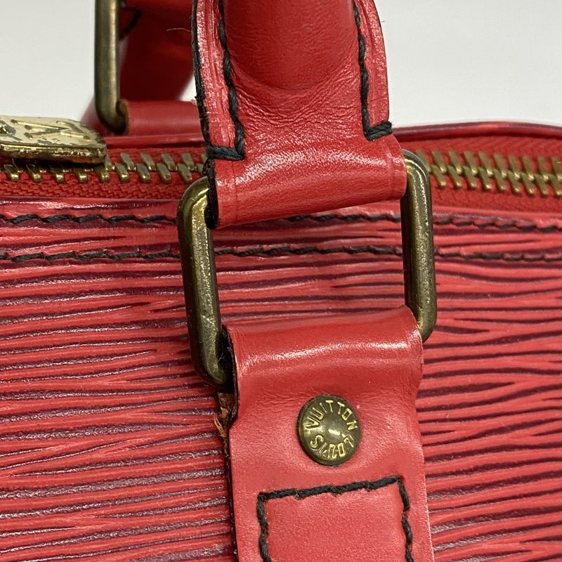 Louis Vuitton Boston Bag Epi Keepall 45 M42977 Castilian Red Men Women Unisex