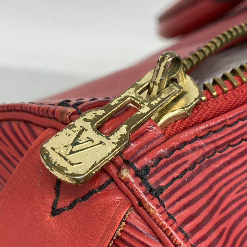 Louis Vuitton Boston Bag Epi Keepall 45 M42977 Castilian Red Men Women Unisex