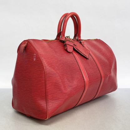 Louis Vuitton Boston Bag Epi Keepall 45 M42977 Castilian Red Men Women Unisex