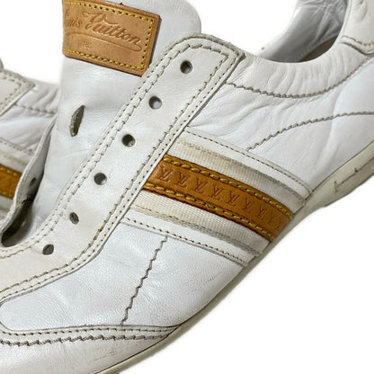 Louis Vuitton Sneakers 40 Women's - White X Brown Leather
