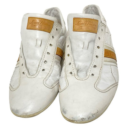 Louis Vuitton Sneakers 40 Women's - White X Brown Leather