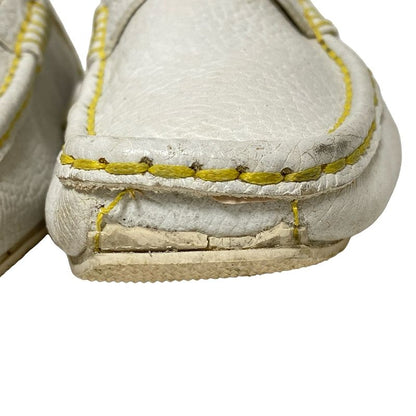 Louis Vuitton Driving Shoes 6 Women's - White Leather