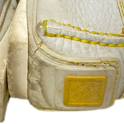 Louis Vuitton Driving Shoes 6 Women's - White Leather