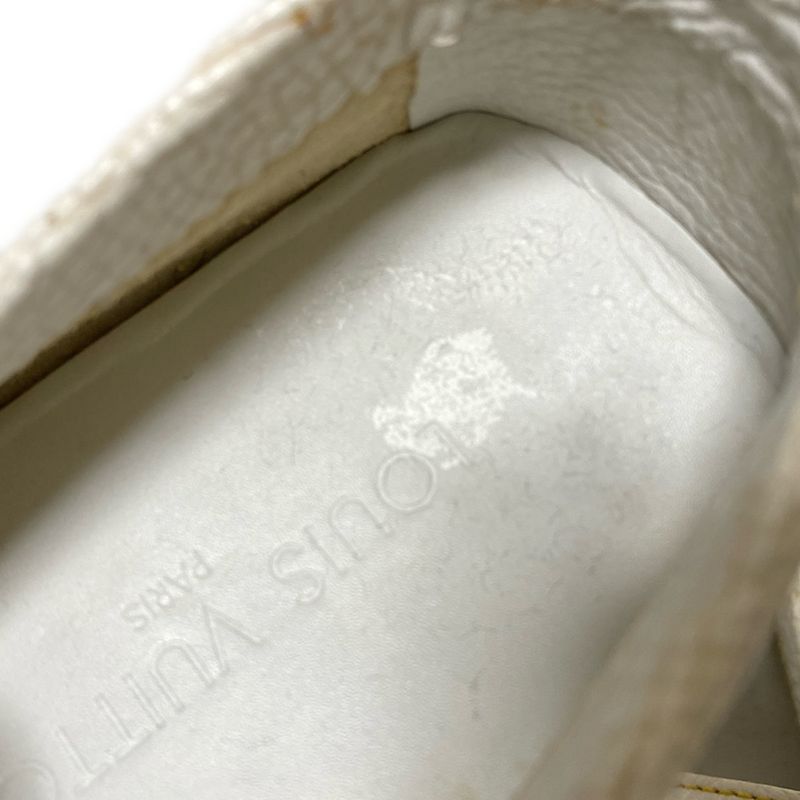 Louis Vuitton Driving Shoes 6 Women's - White Leather