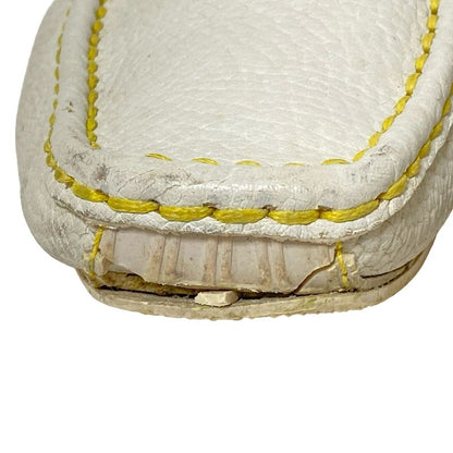 Louis Vuitton Driving Shoes 6 Women's - White Leather
