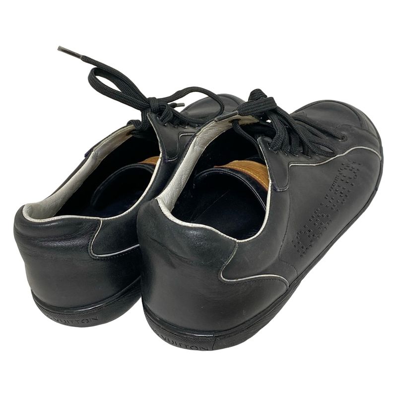 Louis Vuitton Sneakers 5 1 2 Women's - Black Perforated Leather