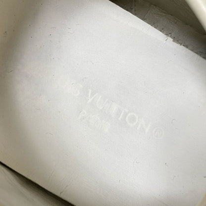 Louis Vuitton Sneakers 6 Women's - White Damier Infini Shape Pressed Leather