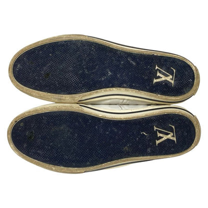 Louis Vuitton Sneakers 6 Women's - White Damier Infini Shape Pressed Leather