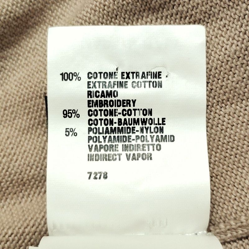 Fendi Cardigan Size 40 M Women's - Beige X Pink X White Short Sleeve