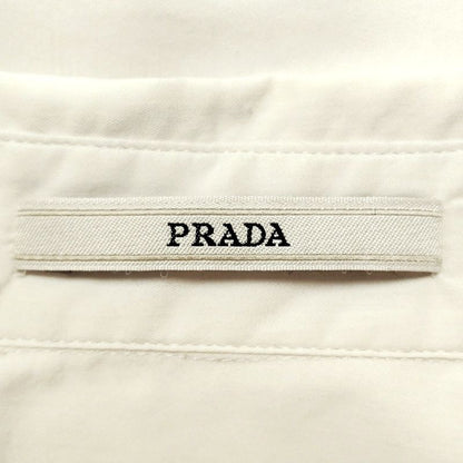 Prada Long Sleeve Shirt Blouse Size 40 M Women's - White