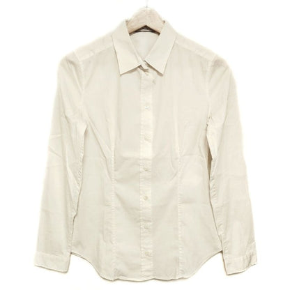 Prada Long Sleeve Shirt Blouse Size 40 M Women's - White