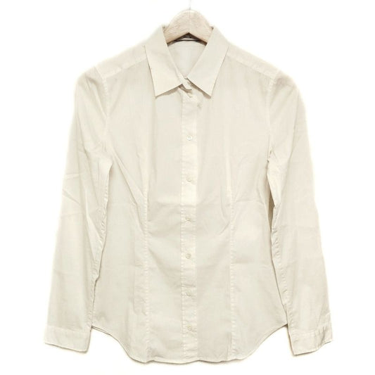 Prada Long Sleeve Shirt Blouse Size 40 M Women's - White