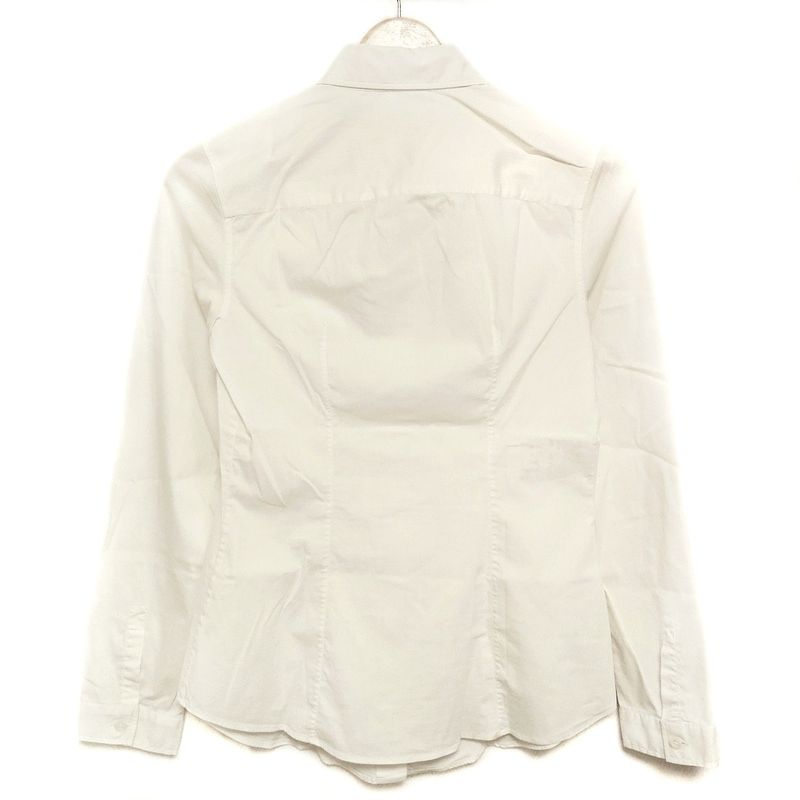 Prada Long Sleeve Shirt Blouse Size 40 M Women's - White