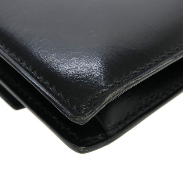 Hermes Eugenie Black Leather Crossbody Bag