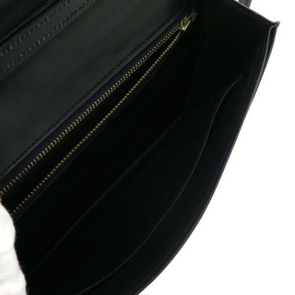 Hermes Eugenie Black Leather Crossbody Bag