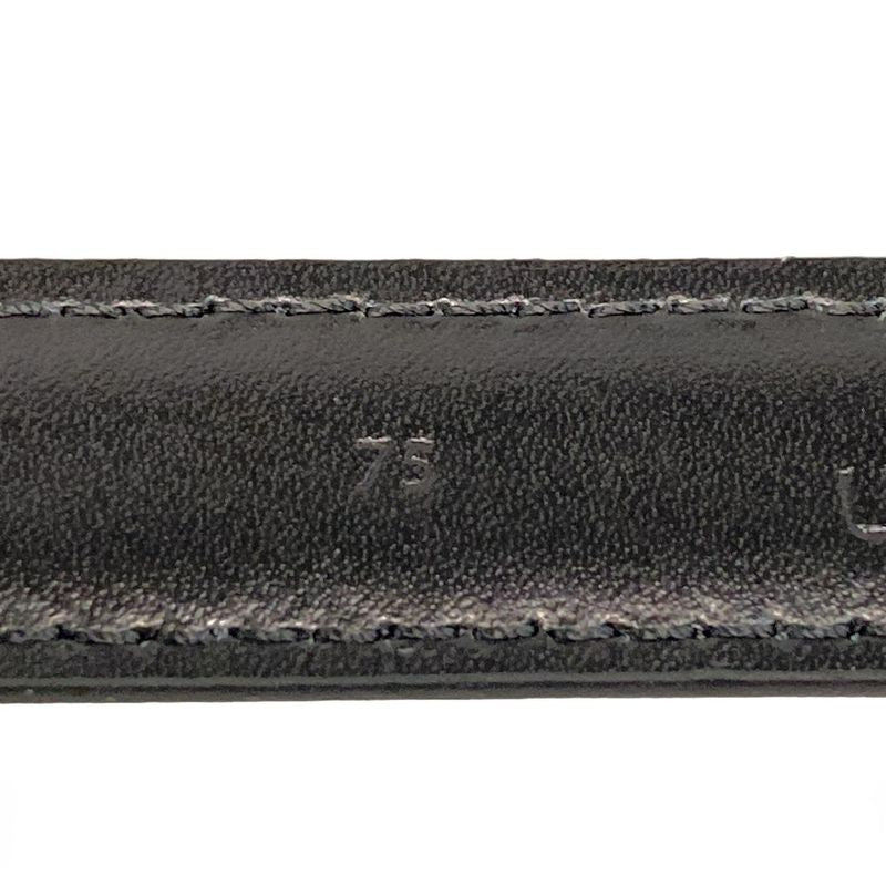 Celine Belt 75 - Black X Gold Leather