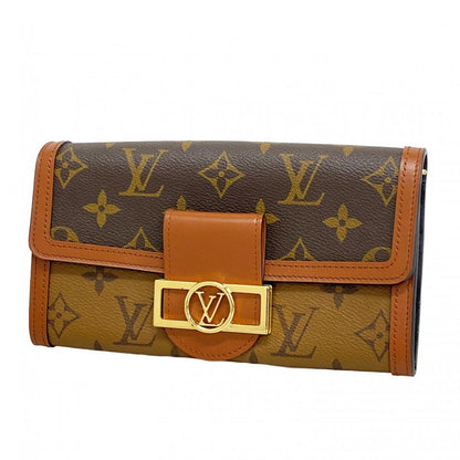 Louis Vuitton Long Wallet Monogram Reverse Portefeuille Sarah Dauphine M46645