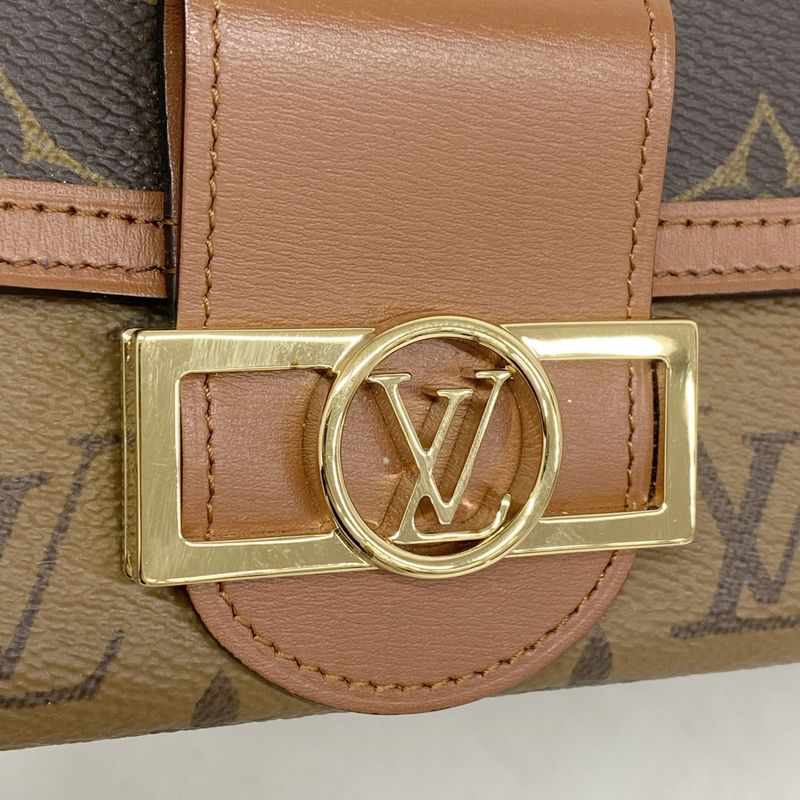 Louis Vuitton Long Wallet Monogram Reverse Portefeuille Sarah Dauphine M46645