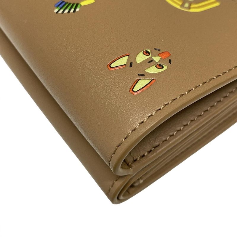 Loewe Trifold Wallet Cats Trifold Wallet C643tr2x54 Mocha Louis Wain Collaborati
