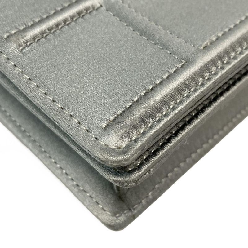 Dior Christian Dior Wallet Diorama S03280sfe Blue Gray Chain Wallet