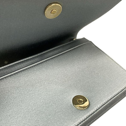 Dior Christian Dior Wallet Diorama S03280sfe Blue Gray Chain Wallet