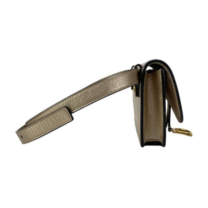 Dior Christian Dior Waist Pouch Saddle Bag S5619cwbm Gold