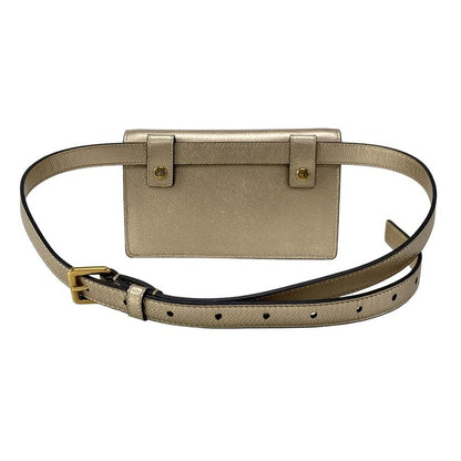 Dior Christian Dior Waist Pouch Saddle Bag S5619cwbm Gold