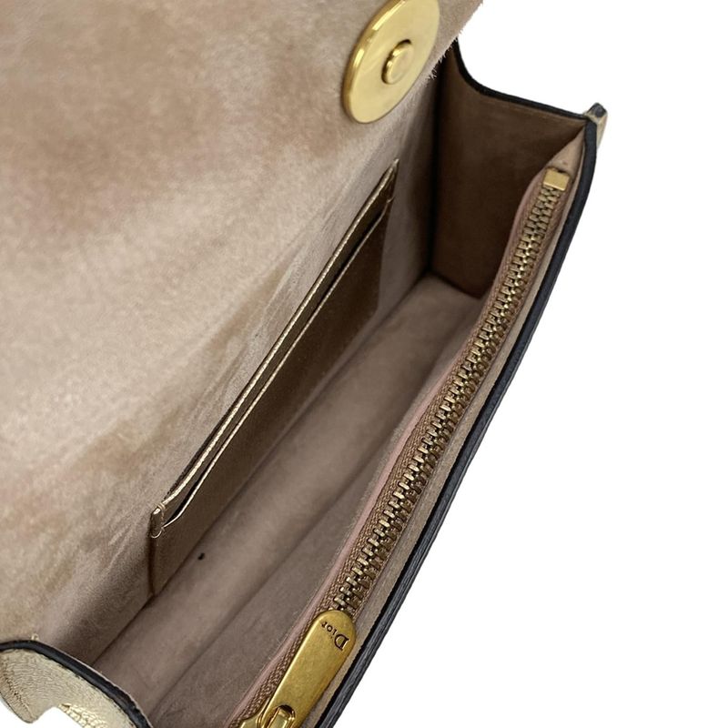 Dior Christian Dior Waist Pouch Saddle Bag S5619cwbm Gold