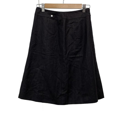 Chanel Skirt Size 36 S Women's - P18201 Black X Dark Gray X Dark Brown Knee