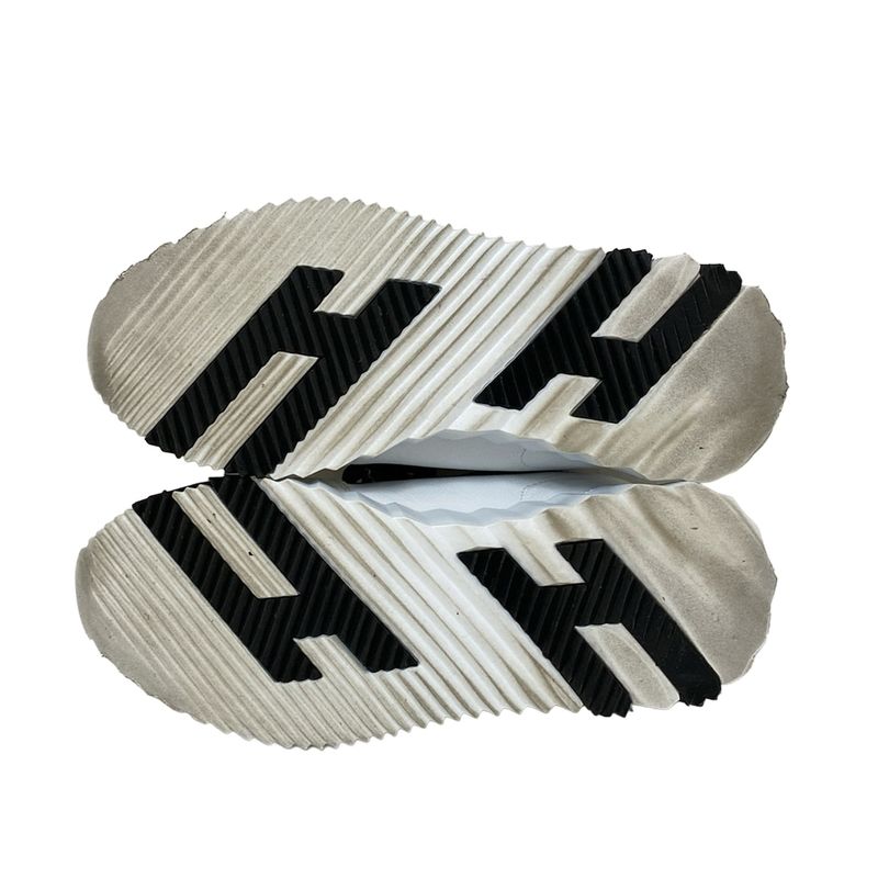 Hermes Sneakers 35 Women's Bouncing White X Light Gray X Black Insole Removable