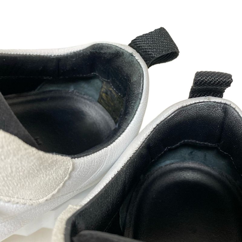 Hermes Sneakers 35 Women's Bouncing White X Light Gray X Black Insole Removable